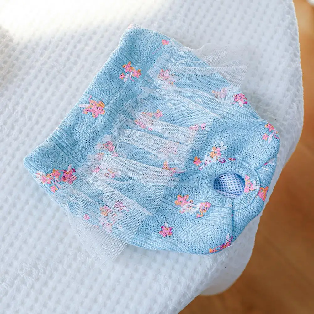 

Pet Sanitary Pants Good Elasticity Dog Menstrual Pants Lace Hem Pet Physiological Pants Sanitary Diaper Infection Prevention