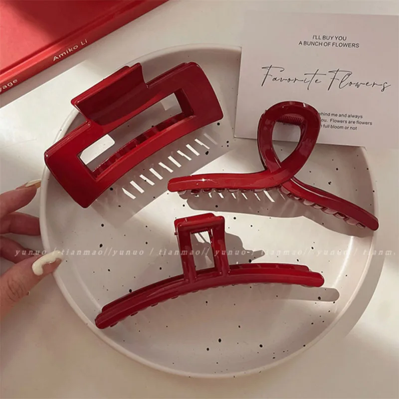

Корейские аксессуары для волос, акриловая заколка для волос для женщин, женские заколки для волос, задняя часть головы, заколки для волос