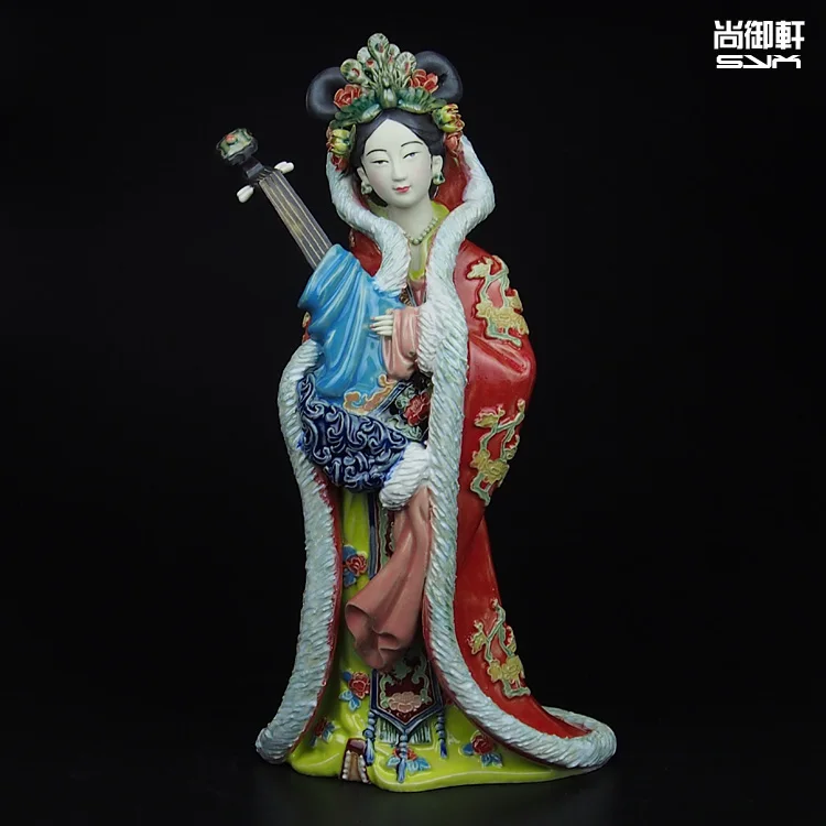 

В стиле кукол Shiwan master of fine ladies of древние иероглифы, современные китайские керамические изделия ручной работы