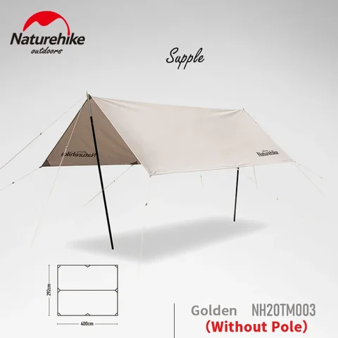 Naturehike золотой хлопковый солнцезащитный козырек NH20TM003