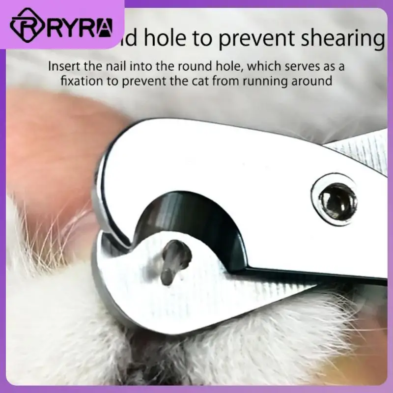 

New Cat Cutter Scissors Anti Accidental Supplies Professional Nailclipper Novice Small Nails Products Pet Cat Dog Nail Clipper