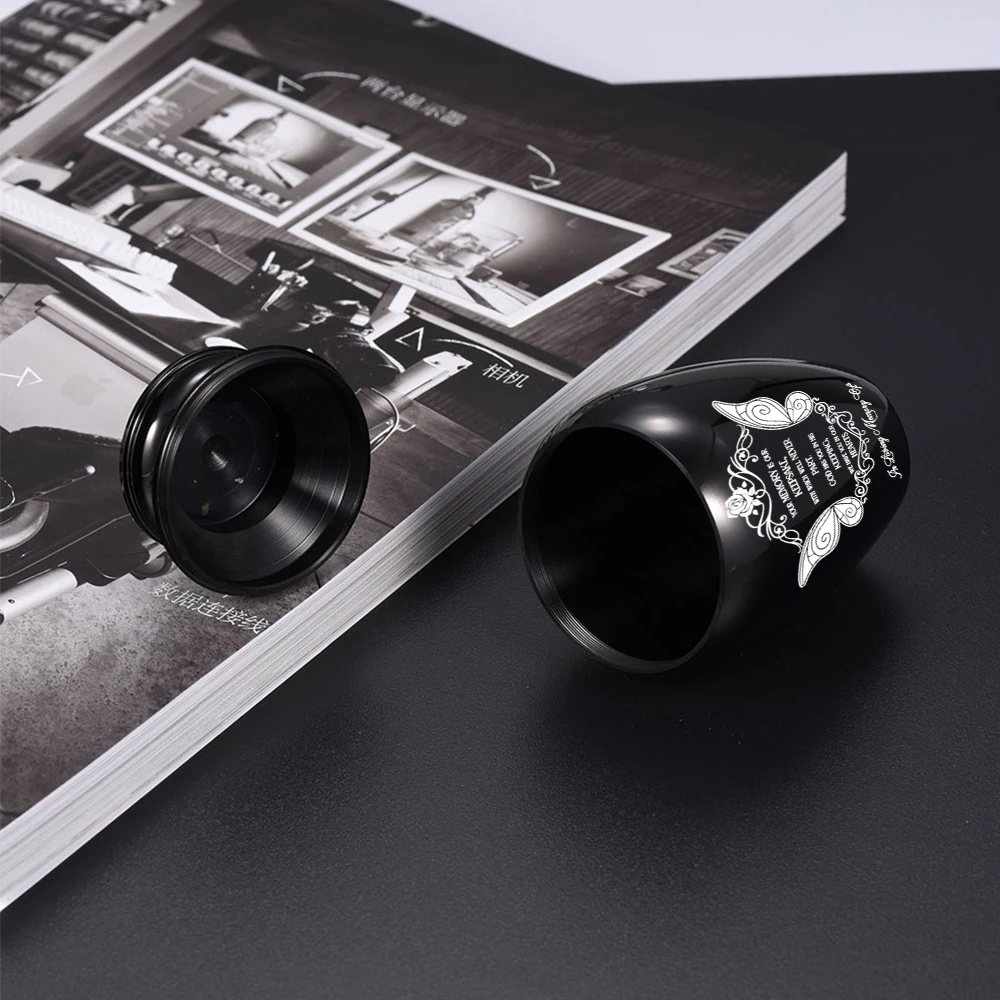 Маленькая урна для золы мини-урна из алюминиевого сплава кремации бабочки