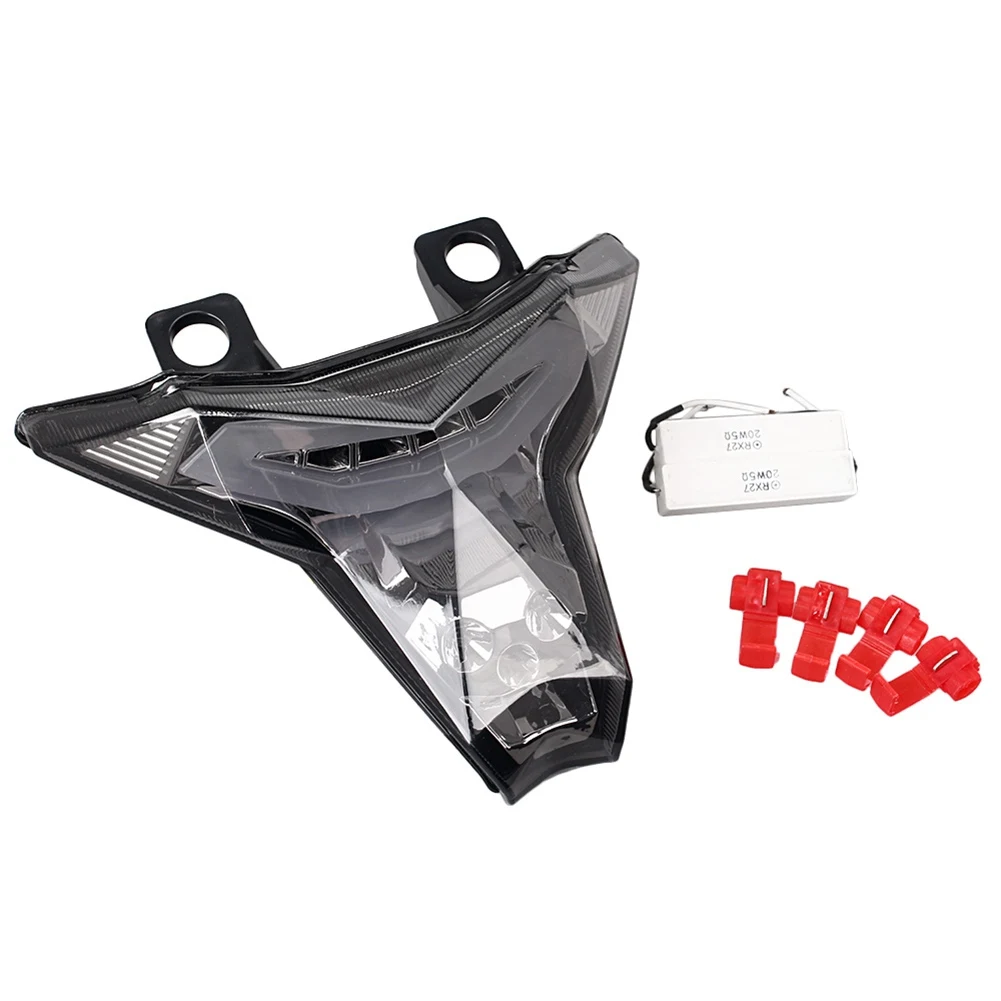 Задний фонарь заднего тормоза мотоцикла светодиодные интегрированные задние