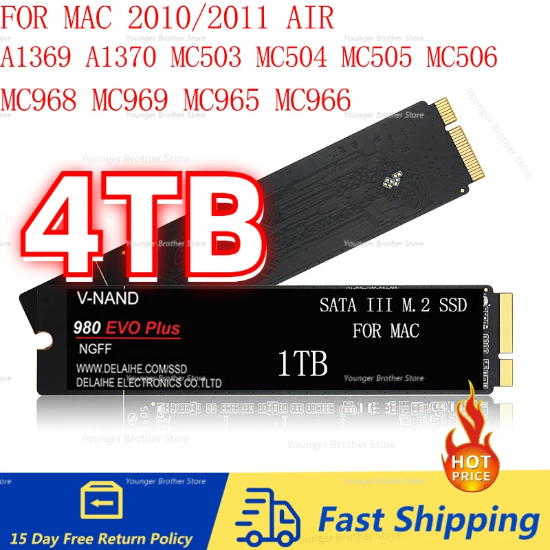 

New Mass Storage M.2 SSD NVME 1TB 2TB 4TB 8TB Solid State Drive Disk High Speed M.2 2280 PCIe 3.0 Internal Hard Disk for mac