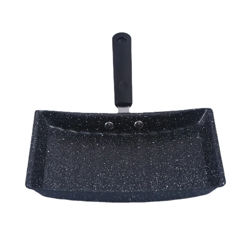 

Антипригарные сковороды, кастрюли, кухонная посуда, полный комплект для кухонной варочной панели, кухонная посуда для жарки, 4 яиц, черные ку...