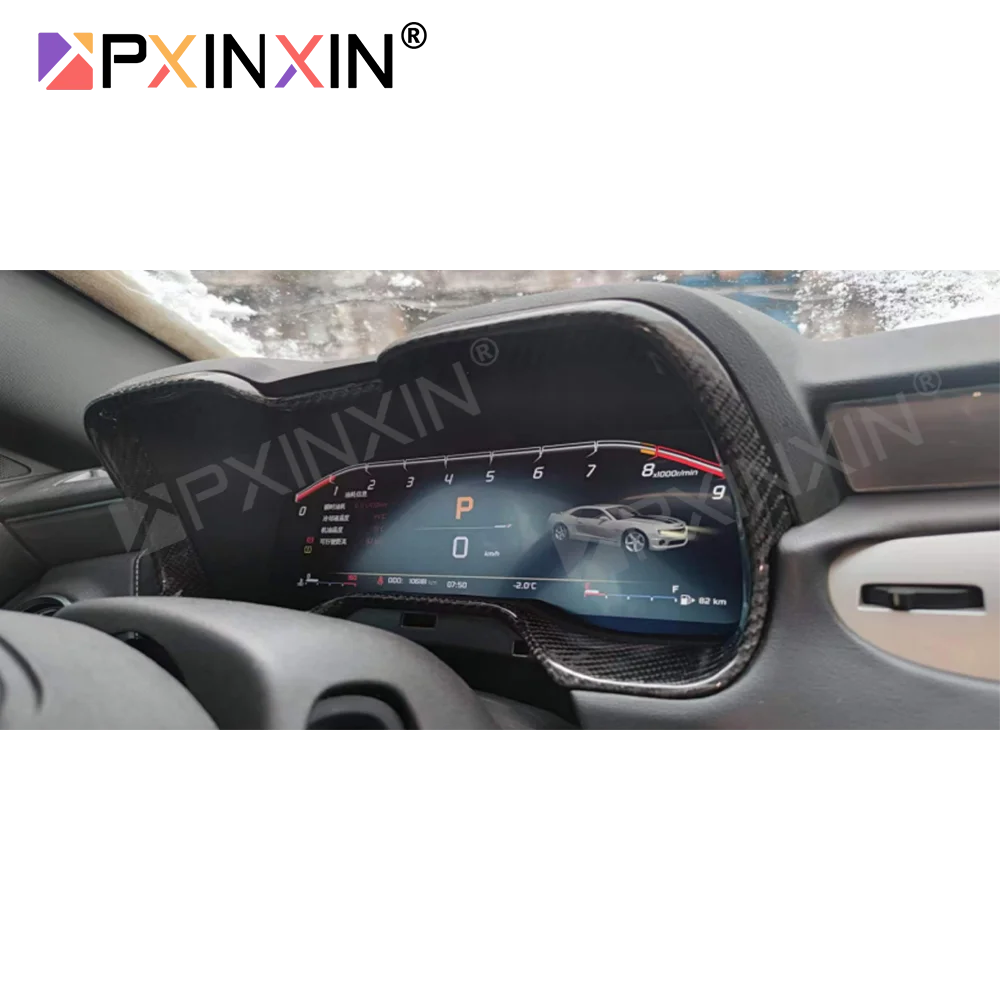 Фото Для Chevrolet Camaro 2010-2015: Цифровая приборная панель, виртуальный кокпит, экран приборов, головное устройство №5