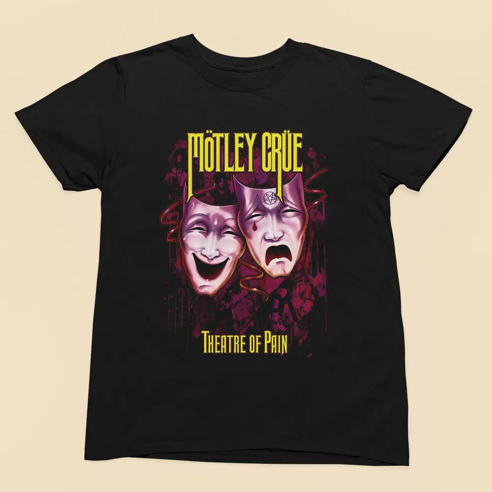 Футболка с рисунком Mötley Crüe Theatre of Pain — мужская и женская футболка