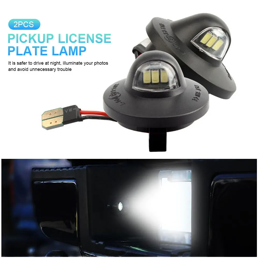 2pcs License Plate Light IP68 Waterproof License Plate Bulb for Ford F150 F250 F350 1990-2014 For Ford F150 F250 F350 Series