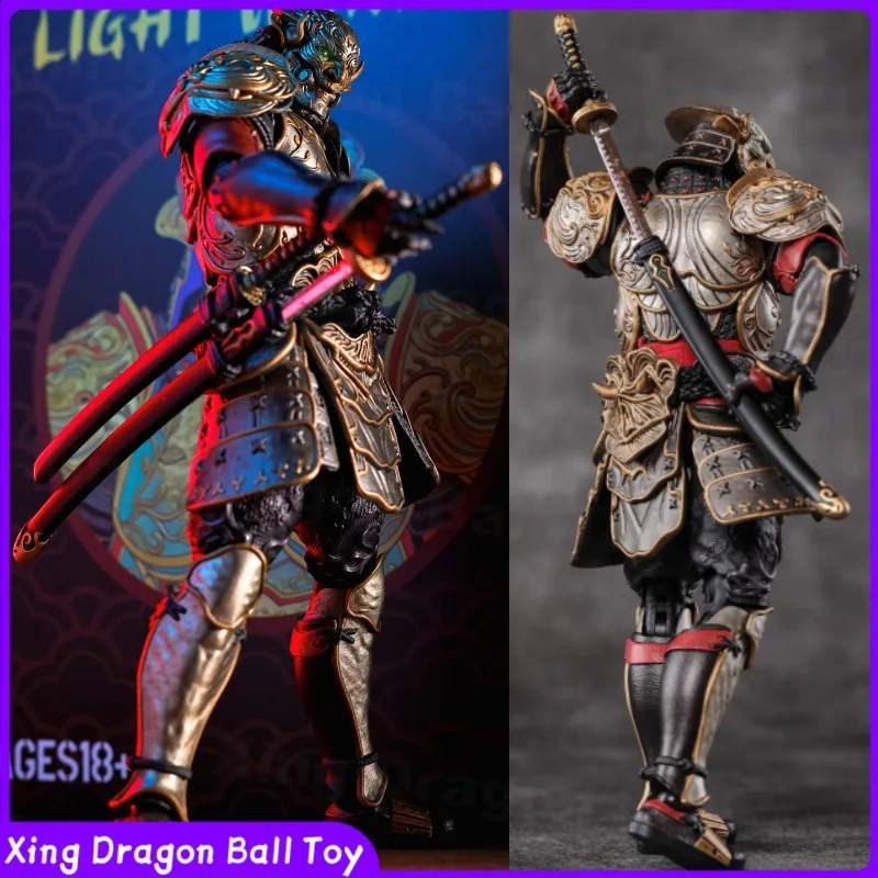 Фото 【Доставка в течение 24 часов】BROTOYS × GDTOYS GB003 Tekken Yoshimitsu (Deluxe Edition) Light Warrior, фигурка в масштабе 1/12, подарочные игрушки №1