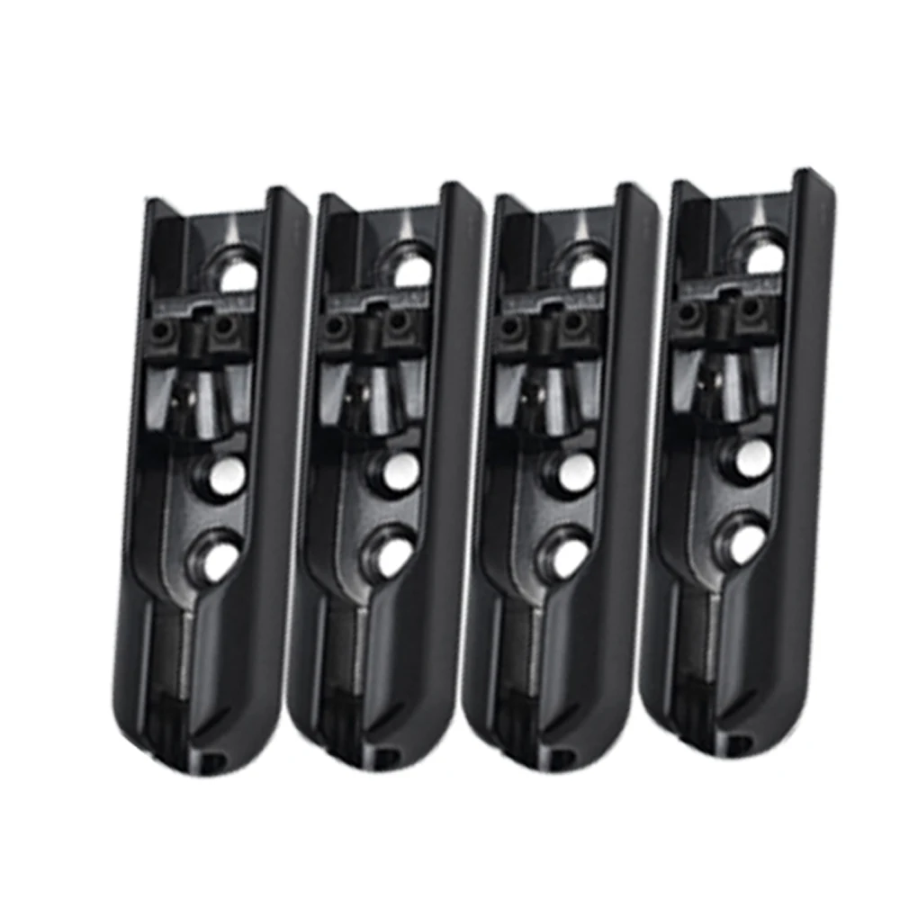 

Аксессуары для гитары, музыкальные металлические запасные части, удобные износостойкие перемычки, сиденья для детей, черный 4 шт./комплект