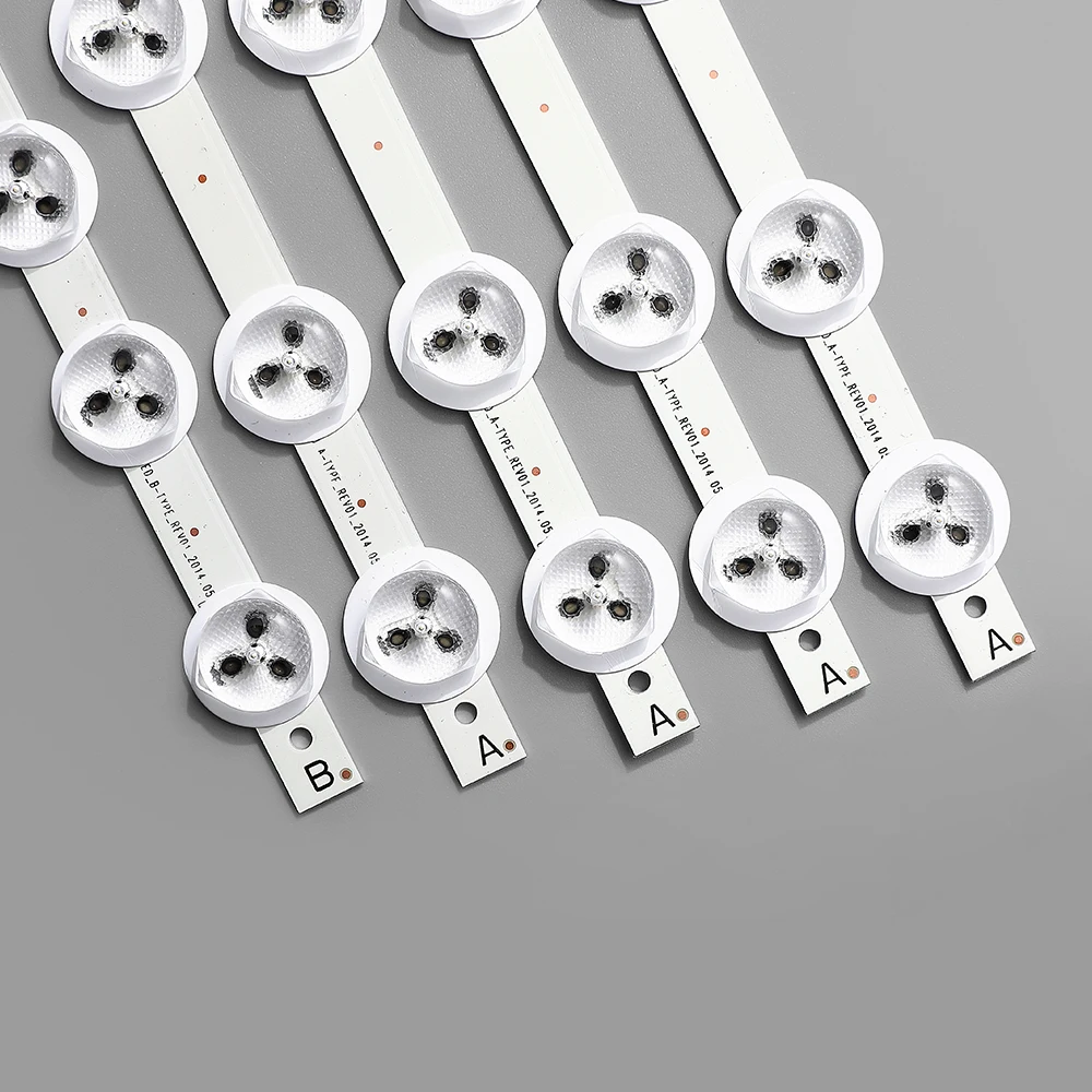 1set (4A+1B) (354mm LED Backlight Lamp Strip For A-TYPE REV02 39DLED B-TYPE_REV02 for VES400UNDS-2D VES390UNDA-2D-N02 TX-39A300B