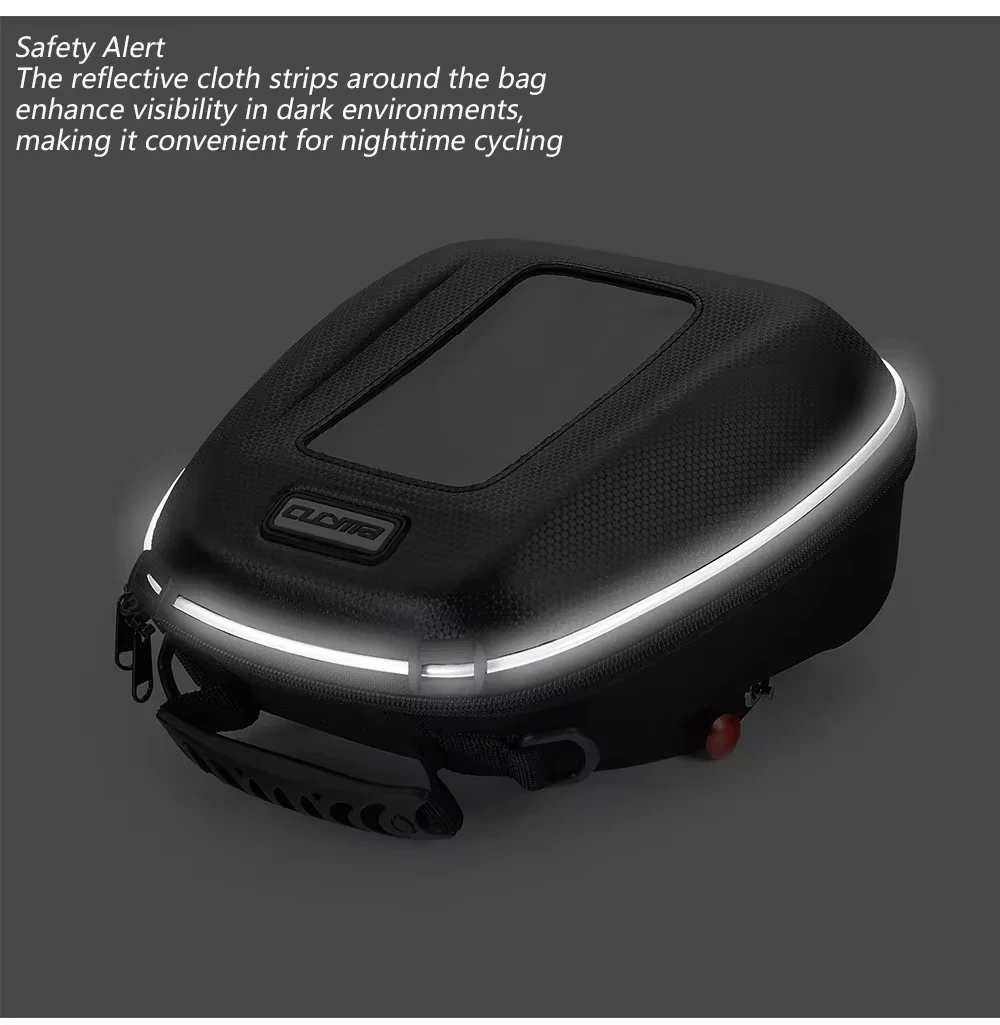 Фото Для мотоцикла QJMOTOR SRT 800 SX: сумка на бак с быстрым креплением, водонепроницаемый рюкзак для багажа на топливный бак, аксессуары №3