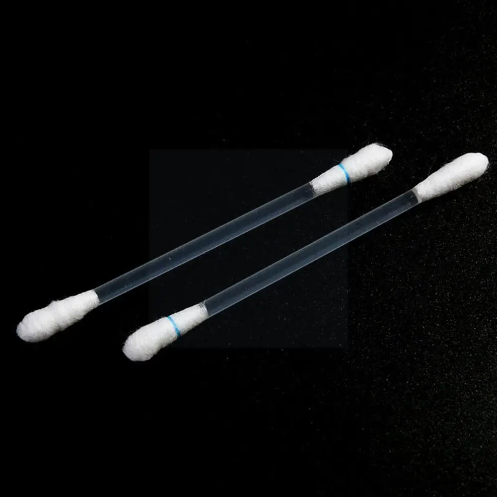 

50pcs Multifunction Disinfected Stick Make Up Wood Iodine Alcohol Disposable Medical Double Cotton Swabs Microbrush For Bab N3d9