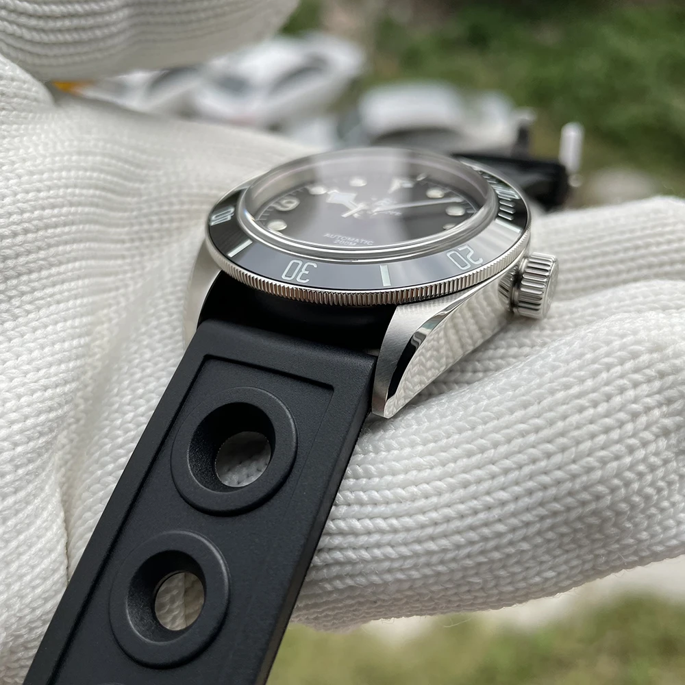 Механические часы STEELDIVE Official sdкор полностью автоматические NH35 швейцарские