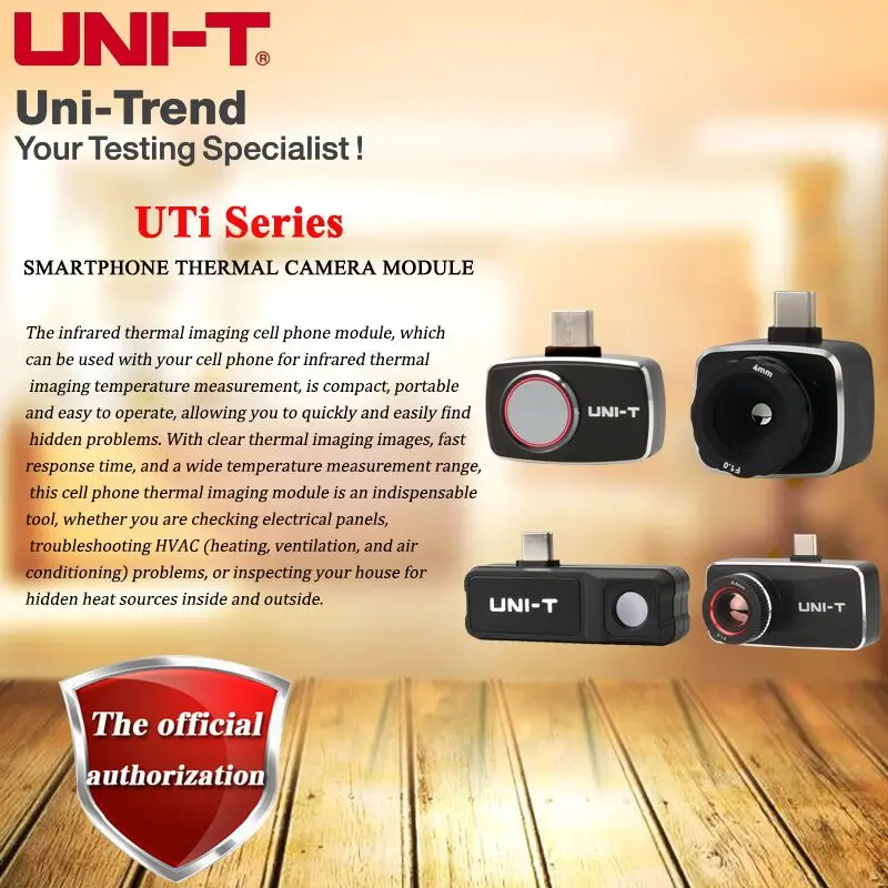 UNI-T UTi120MS/UTi120Mobile/UTi256M/UTi260M/UTi261M/UTi380M Модуль термокамеры для смартфона