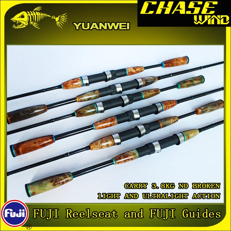Yuanwei 1 98 м 2 спиннинг UL/L 2-секционный карбоновый Vara De Pescar Carpe рыболовный Спиннинг