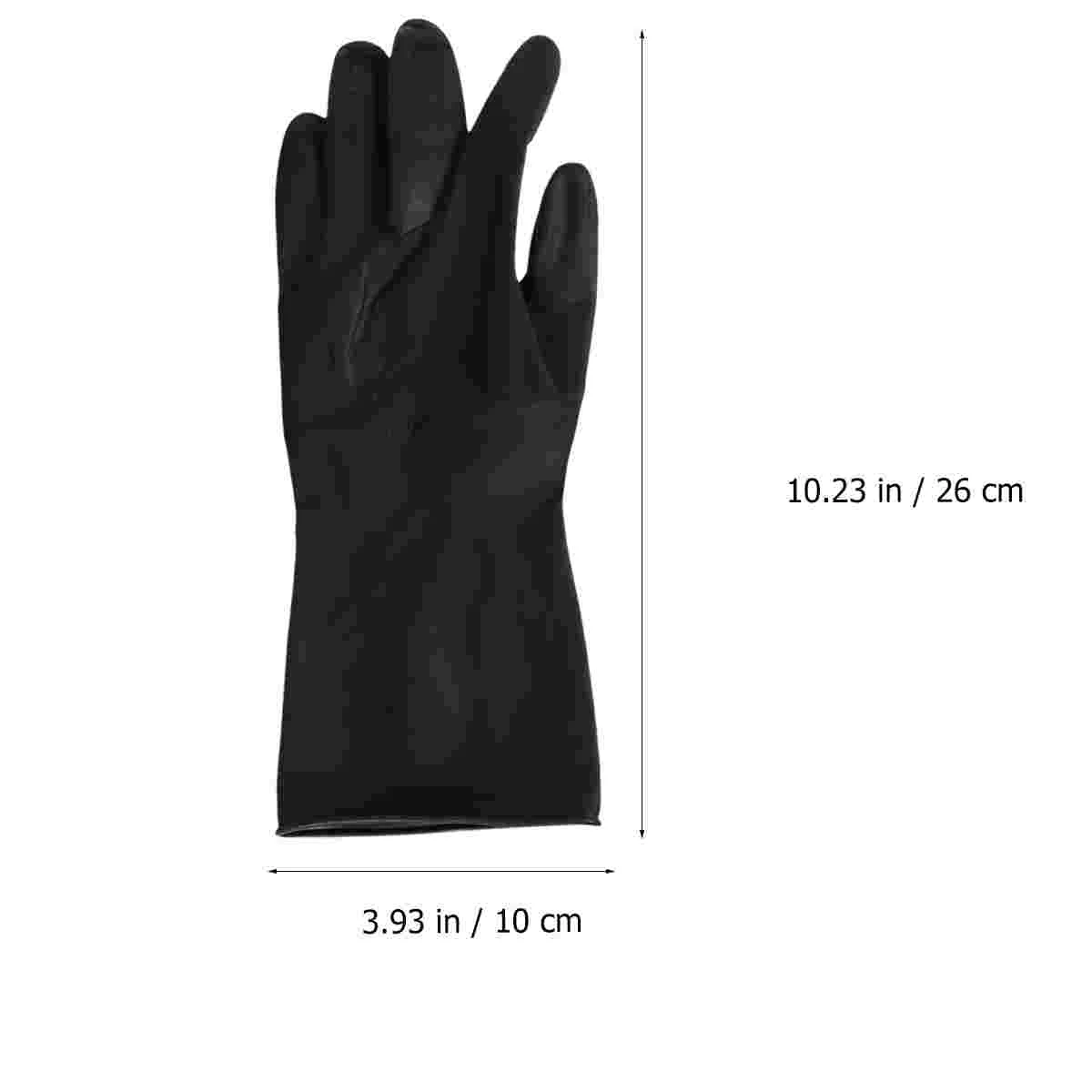 

Gloves Hair Salon Barberdye Black Coloring Reusable Rubber Products Shampoo