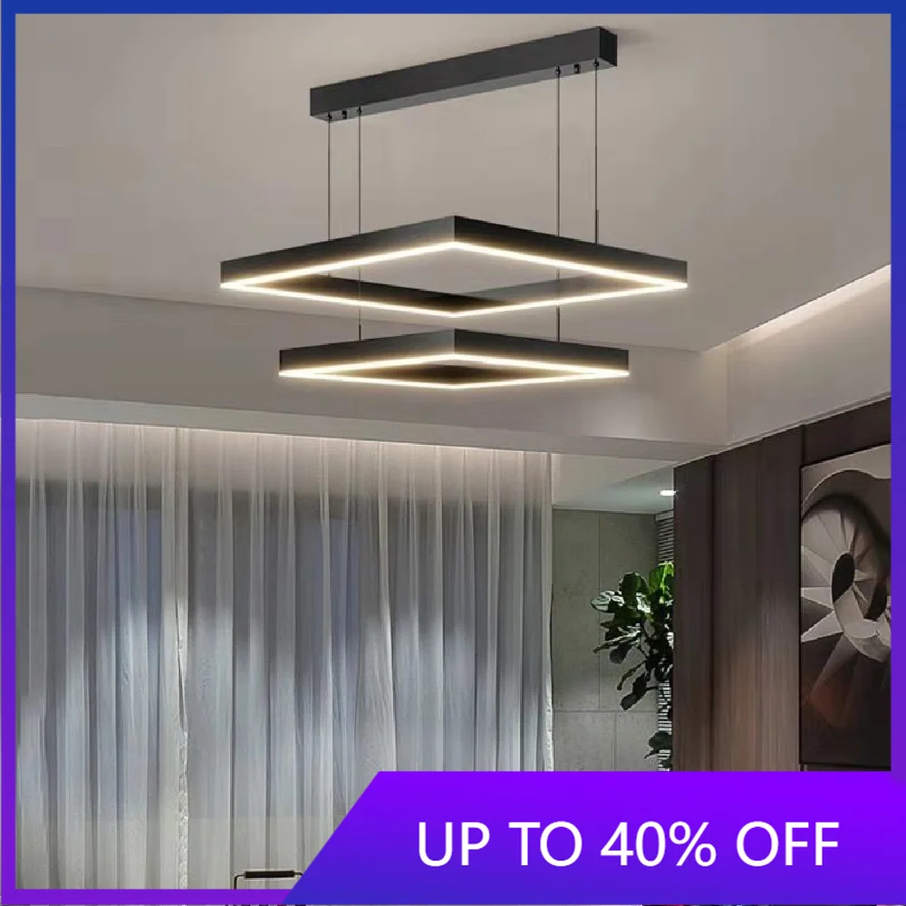 

Modern Led Chandelier Indoor Lighting Black Chandelier Lighting For Living room Dining room Kitchen Bedroom Lamp Luminaires