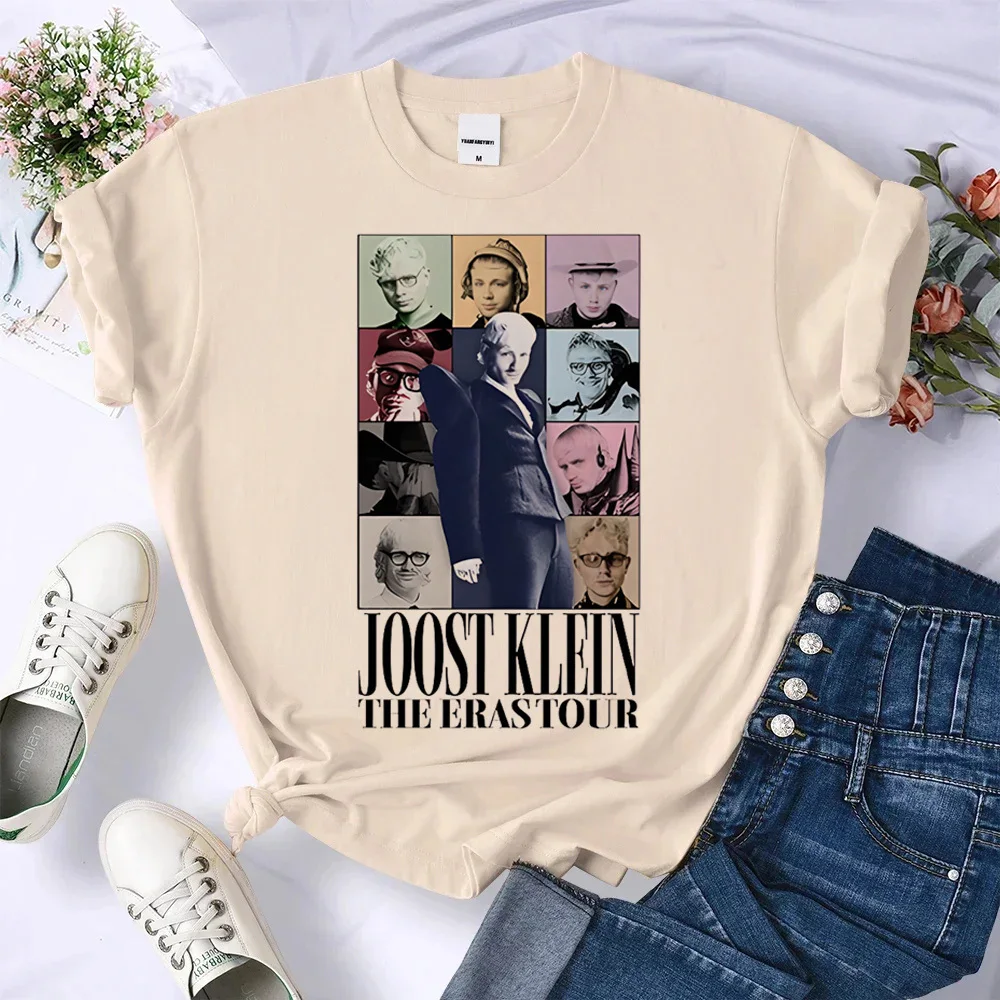 Joost Klein t shirt girl Digital korean clothes Punk aesthetic Breathable Y2k t-shirt graphic 80s Colorful