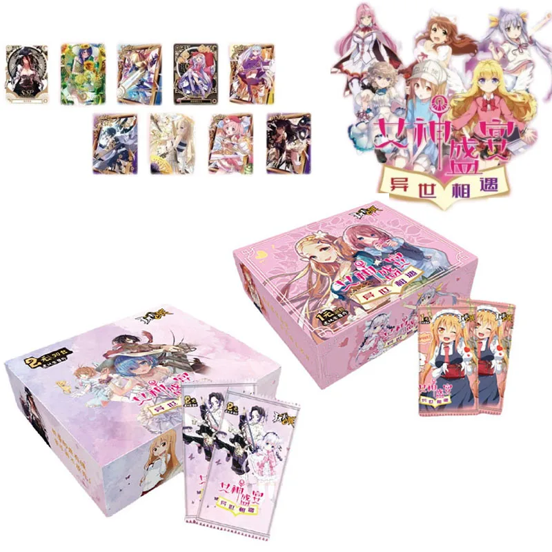 

Goddess Story Collection Cards Anime Characters Bronzing Flash Cards Board Game Toys Gifts Family Birthday Gifts for Children