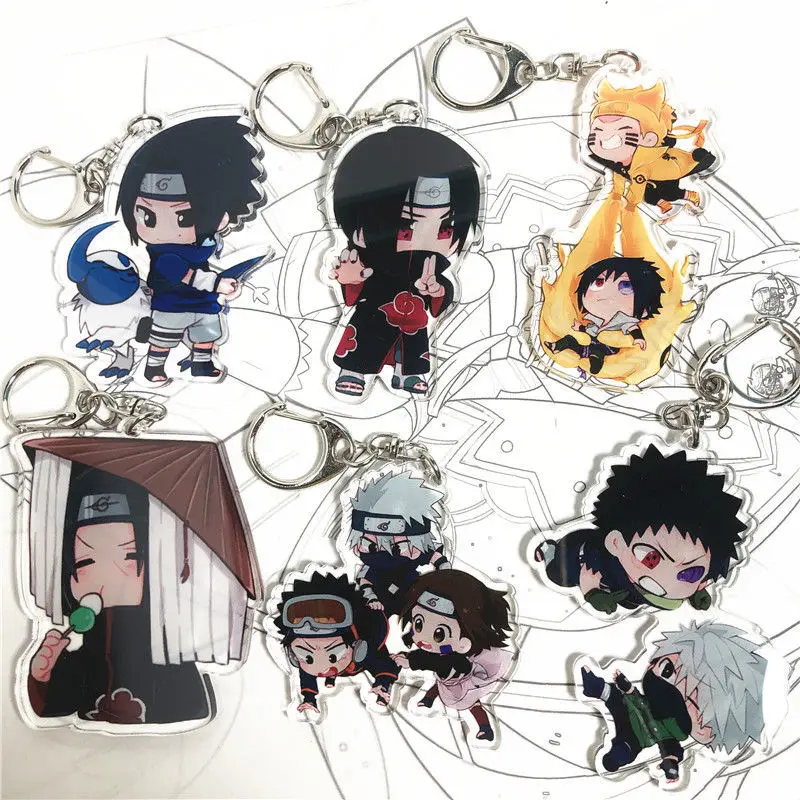 

Naruto Keychain Kakashi Uchiha Itachi Sasuke Naruto Spot Piece Pendant
