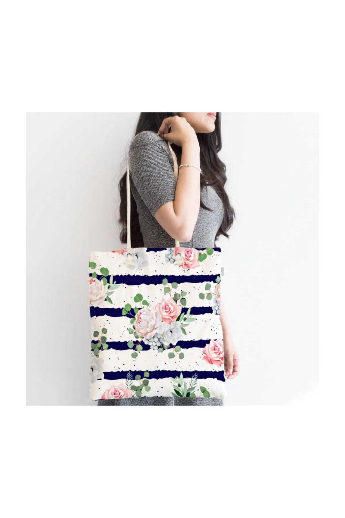 

Женская пляжная сумка, женская сумка-тоут из ткани на молнии с цифровой печатью, модные летние большие сумки через плечо для покупок