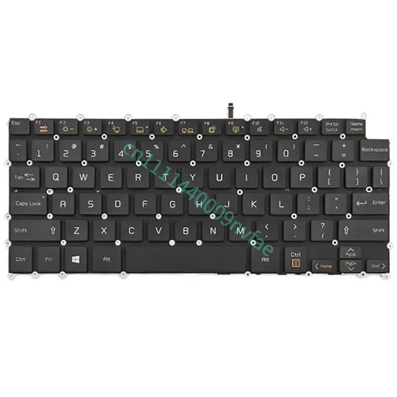 Фото Клавиатура для ноутбуков LG gram 13Z980, 13Z990, 14Z980, 14Z90NB, 14T90N, 14Z95N, 14Z990, 14Z90N с американской раскладкой, 0.3 мм №1