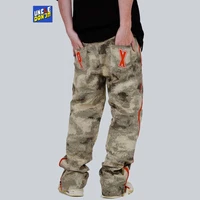 uncledonjm camouflage cargo pants side zipper trousers men japanese streetwear men y2k harem pants men