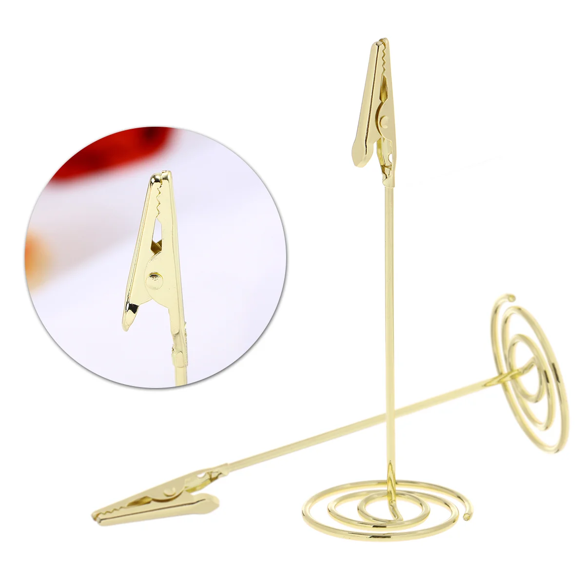 

Clips Photo Stands Holder Table Holders Wire Stand Number Memo Paper Sign Wedding Supplies Picturename Heart Note Menu Metal