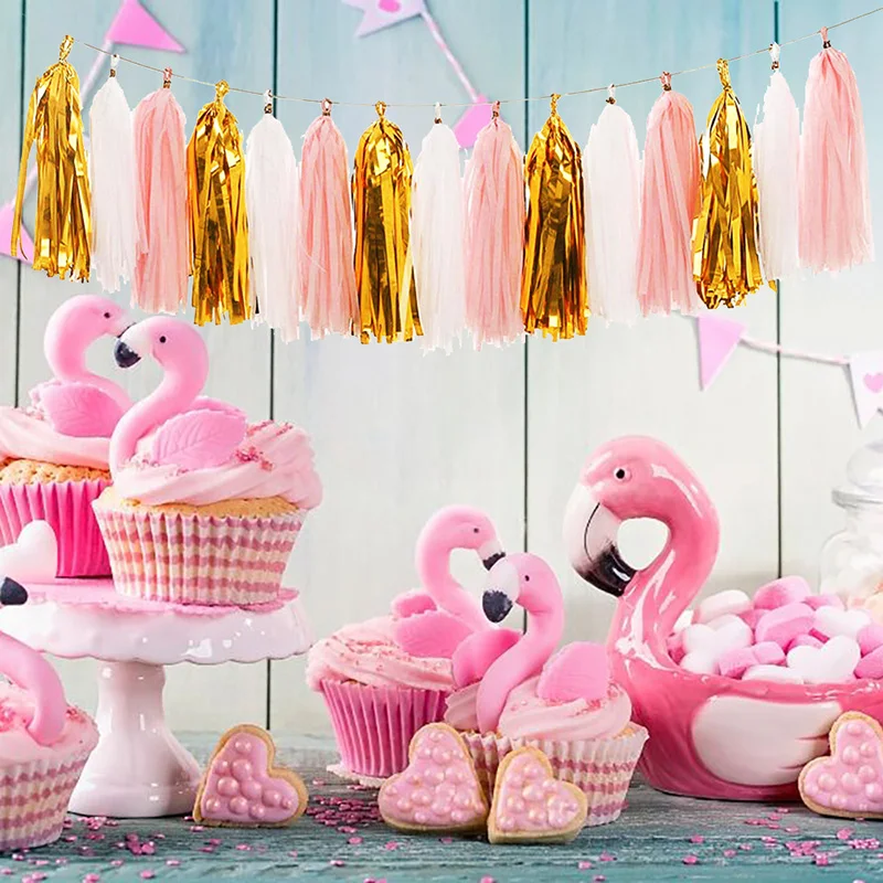 

Алюминиевая фотобумага с кисточками, крафт-бумага, цветок латте, украшение для свадьбы, дня рождения, вечеринки, воздушный шар