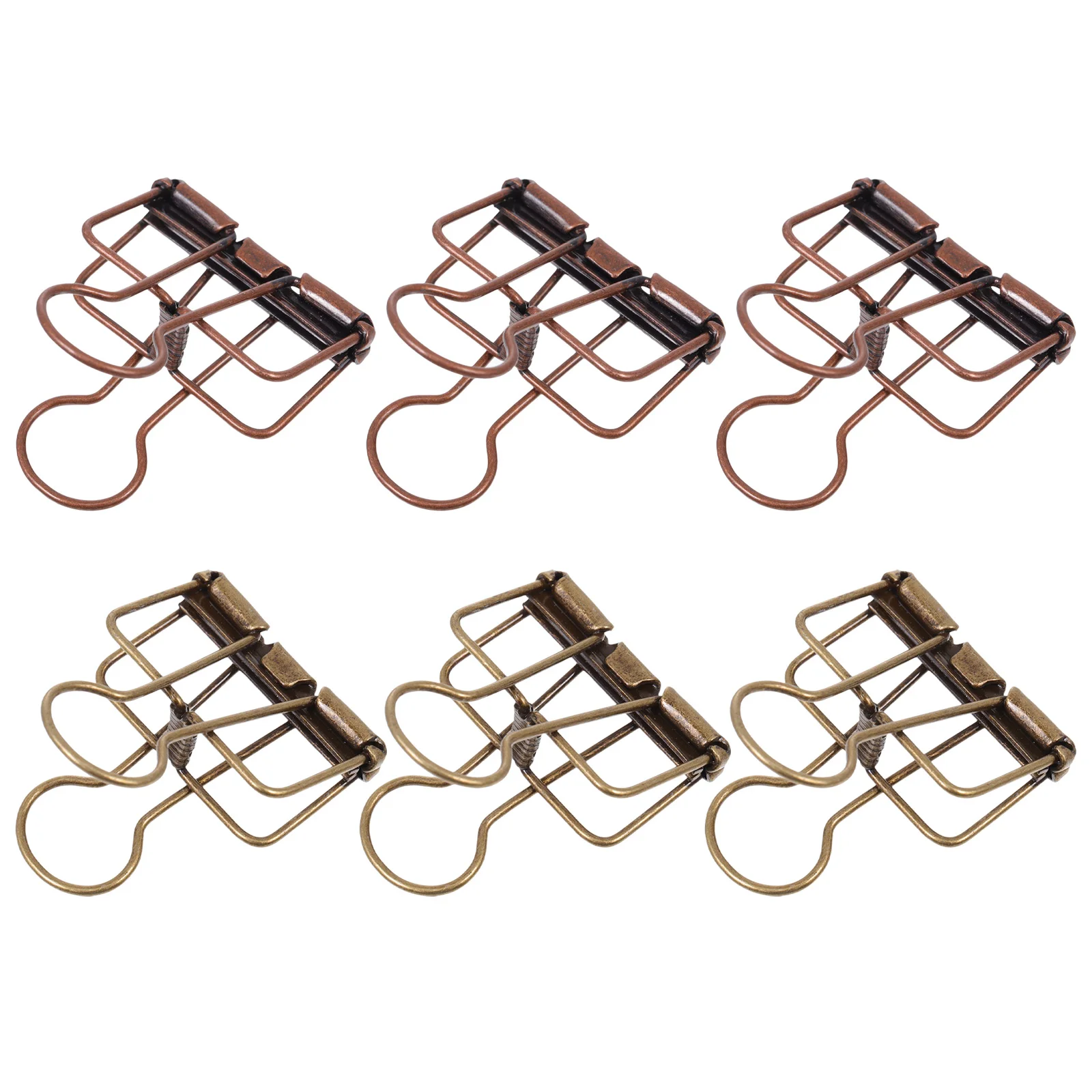 

Elliot Folder Retro Paper Clips Professional Metal File Binder Office Clamps Folders