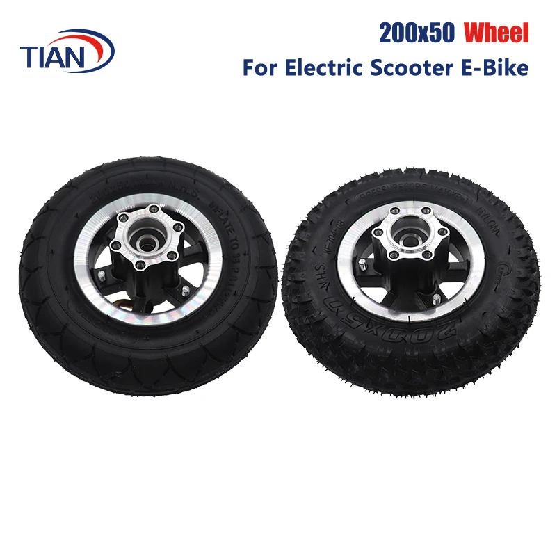 

Top Quality 200x50 Pneumatic Tire with Aluminum Alloy Wheels for 8 Inch Folding Electric Scooter Electric Scooter Pocket Bike