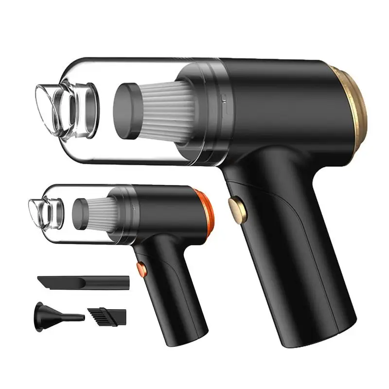 

Compressed Air Duster Portable Handheld Vacuum Cordless Rechargeable Mini Vacuum For Home Office Pet Hair Cleaning 12000pa