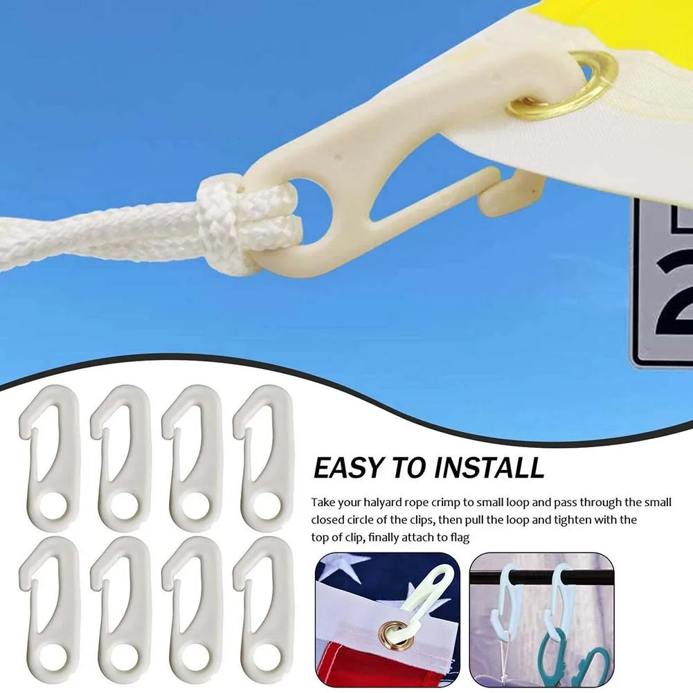 

Heavy Duty Snap Hook Clips Nti-UV Nylon Reliable Replace Replacement Tool