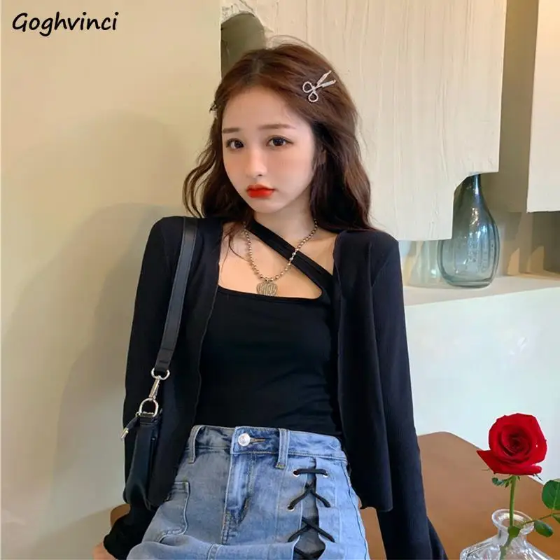 

Sets Women Trendy Sexy Elegant Ladies Sun-proof Solid Breathable Fit Mujer Asymmetrical New Design Clothes Hot Sale Cozy Lovely