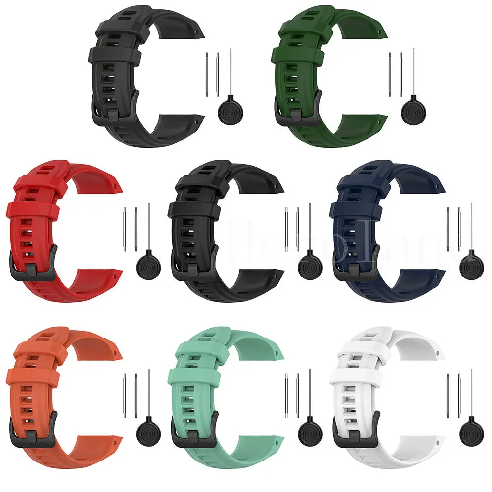 Фото 22 мм силиконовый ремешок для часов Garmin Instinct 2S SmartWatch, браслет, ремешок для часов, спортивный Сменный ремень №4