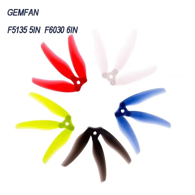 2 пары гиппелей GEMFAN Proppy F5135 F630 5 1 дюйма 3-лопастной складной пропеллер мм POPO
