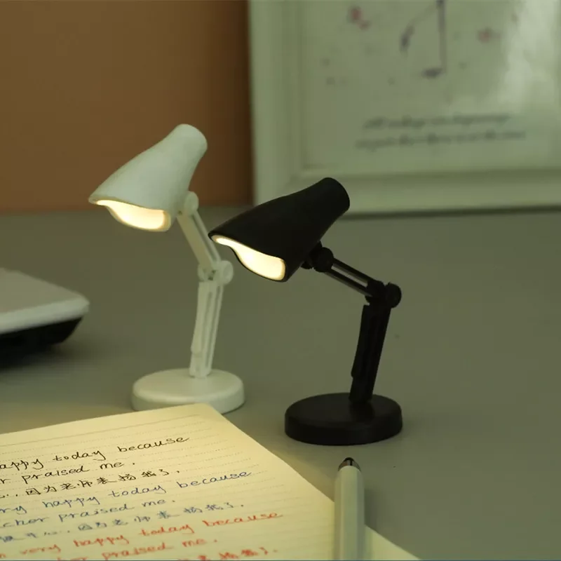 

LED Table Lamp Mini Fold-able Night Reading Book Lamps for Home Room Computer Notebook Laptop Desk Night Lights Eye Protections