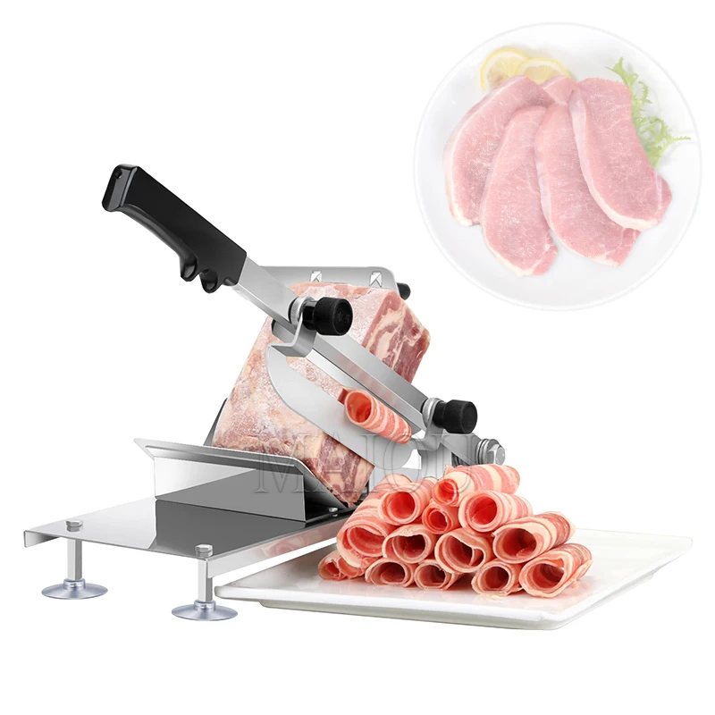 

Household Manual Meat Slicer For Frozen Lamb Beef Cutting Machine Vegetable Hot Pot Mutton Rolls Potato Cutter