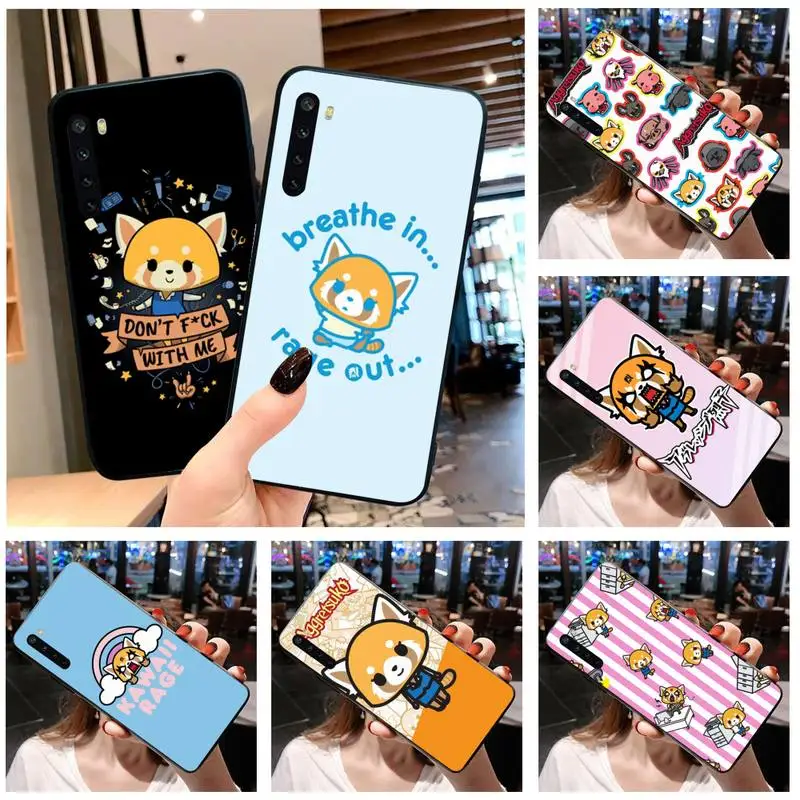 

Cartoon Aggretsuko Phone Case for Xiaomi Mi Note 11 10 Lite Mi 9T Pro xiaomi 10 10 CC9 Pro