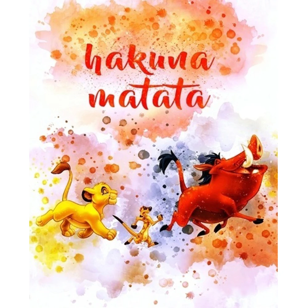Алмазная живопись Disney вышивка крестиком 5D алмазная лев изображение короля