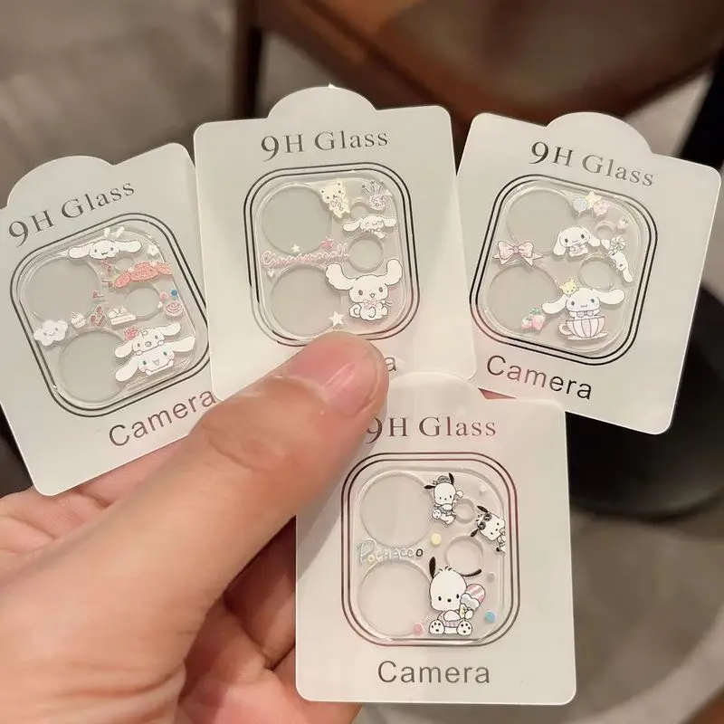 

Sanrio Kuromi Kawaii HelloKitty Cartoon All-in-one PC Set Suitable for Apple 15 13 Protective Sticker 12 Lens Film 14 Promax