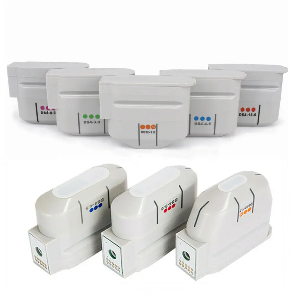 New white Version Professional HIFU Cartridge 10000 shots/HIFU Transducer/HIFU Heads 1.5mm 3.0mm 4.5mm 8.0mm 13.0mm