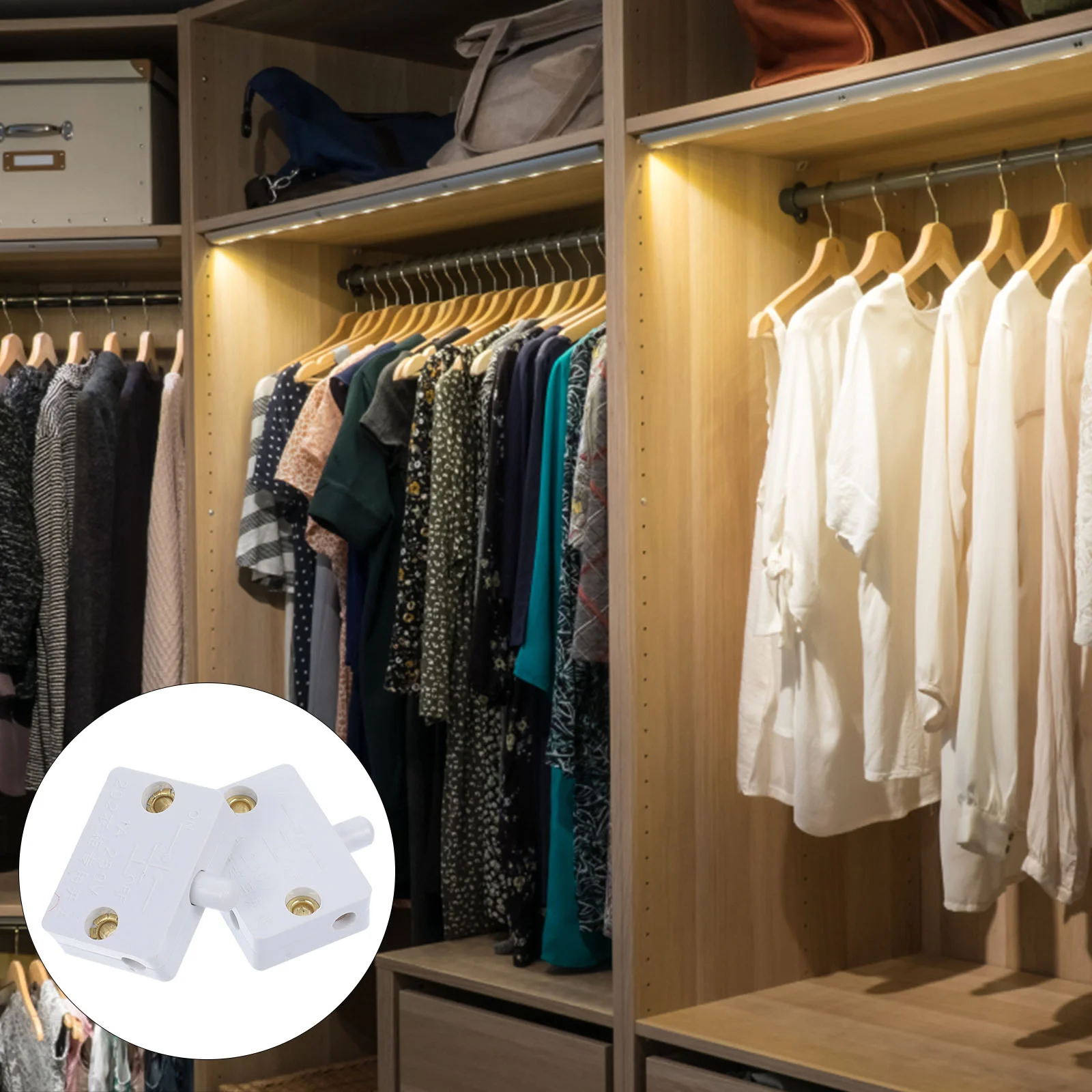 

Door Frame Cupboard Switches Drawers Light Cabinet Lamp Activated Touch Wardrobe