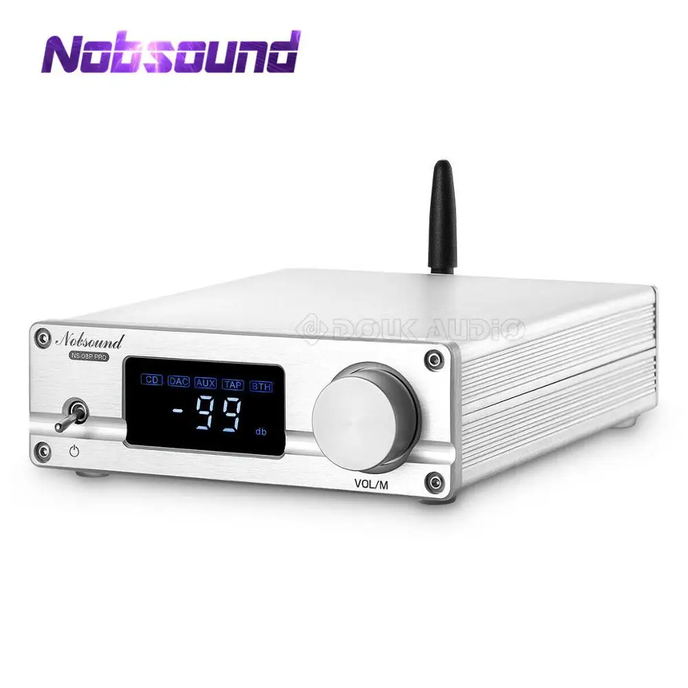 

Nobsound HiFi Bluetooth 5,0 Стерео предусилитель домашний аудио предусилитель 128 уровня реле APTX-LL с ИК-пультом