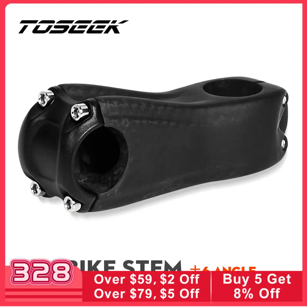 

Штопор руля велосипеда TOSEEK, 6 градусов, без логотипа, 90/100/110/120 мм вынос велосипедный