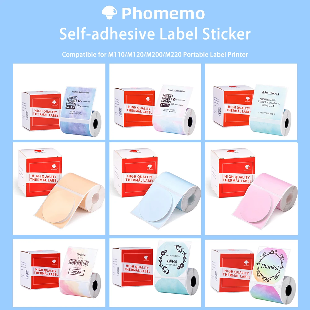 Самоклеящаяся бумага Phomemo для