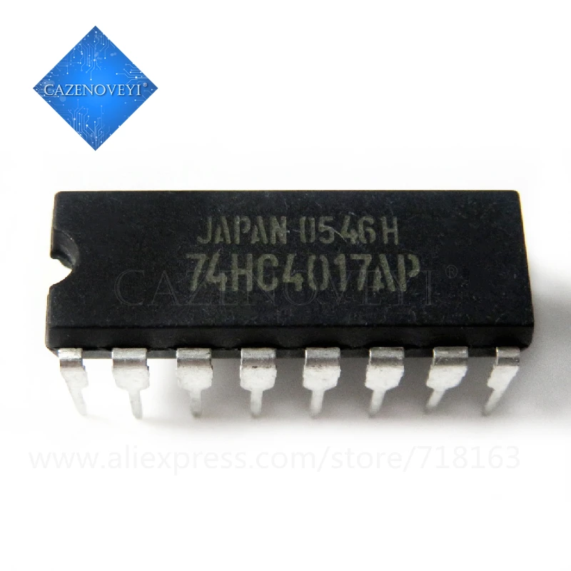

74HC4017N DIP-16 MC74HC4017N DIP 74HC4017AP 74HC4017 DIP16 SN74HC4017N в наличии