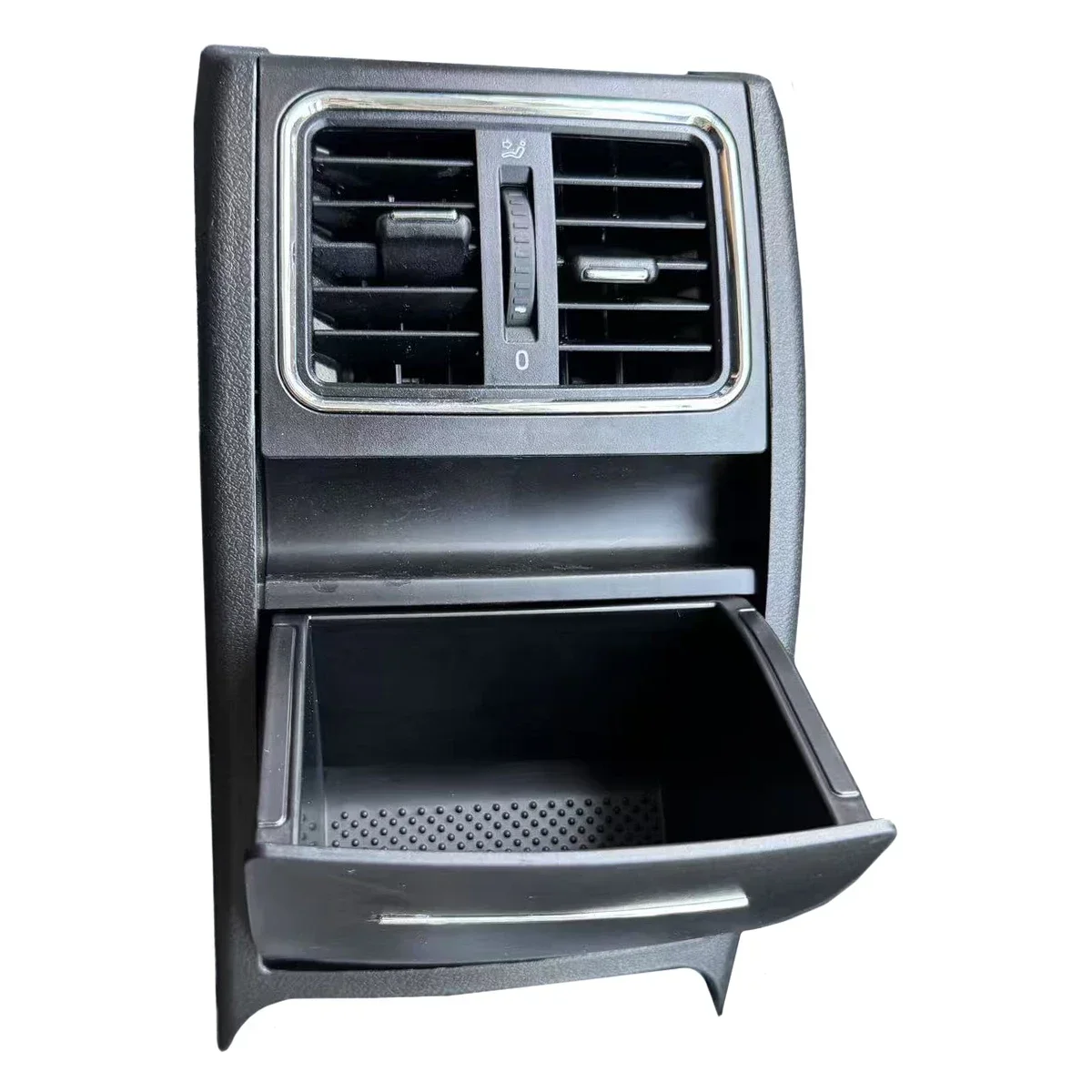 Фото Для Skoda Octavia 2 A5 RS 2007-2009, Yeti 5L 5LD857203: Задняя хромированная решетка воздуховода, накладка на отверстие кондиционера, крышка отсека для хранения, накладка на пепельницу №3
