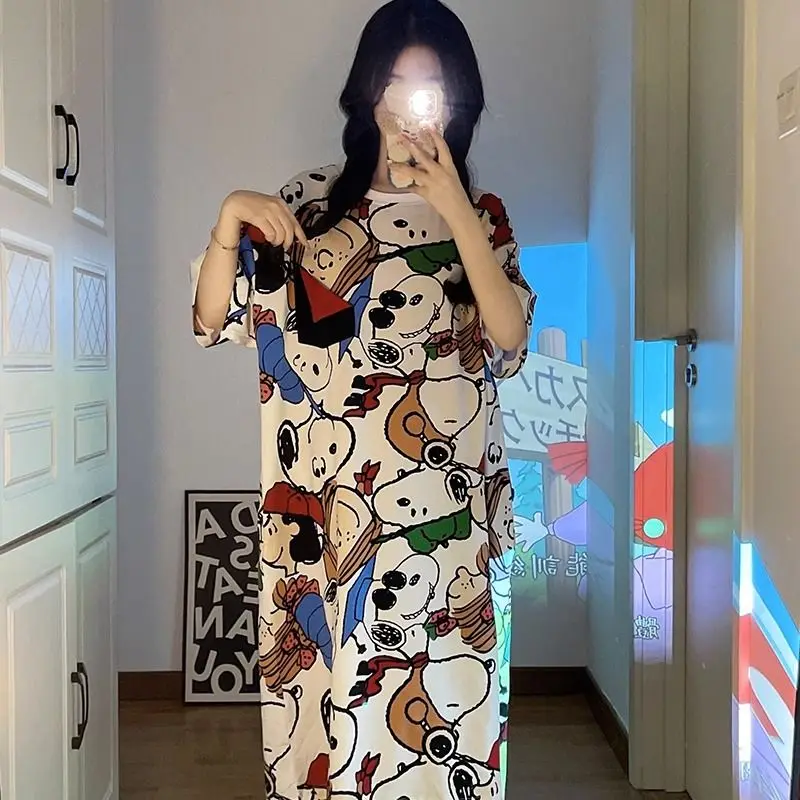Новинка забавное и креативное мягкое удобное приятное для кожи пижамное платье с